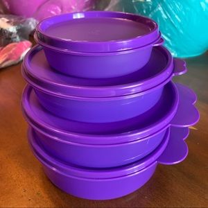 Tupperware Round Fridge Containers